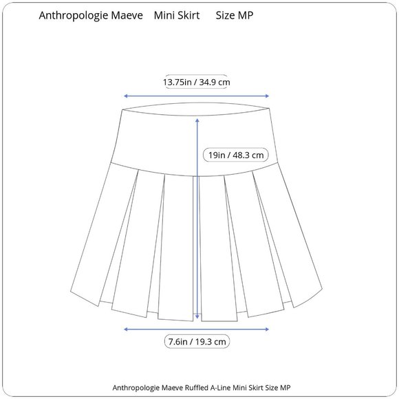 Anthropologie Maeve Ruffled A-Line Mini Skirt - Picture 8 of 11